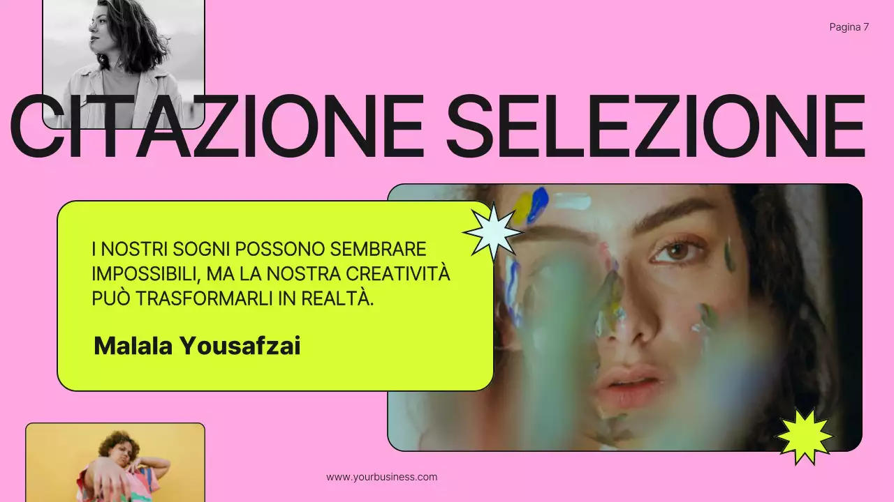 Profilo aziendale Lime Orange Bold Introduzione