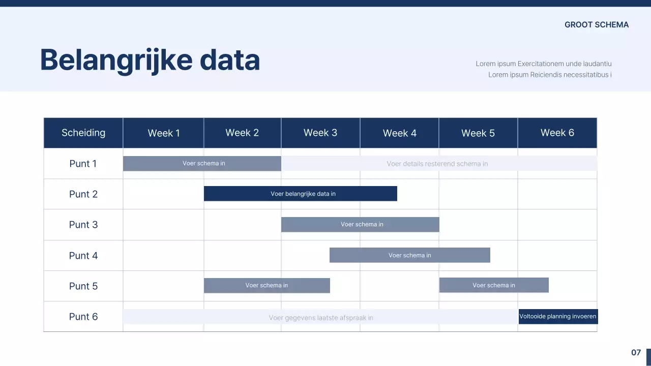 Een eenvoudig, lichtblauw en marineblauw industrie-universiteitsvoorstel