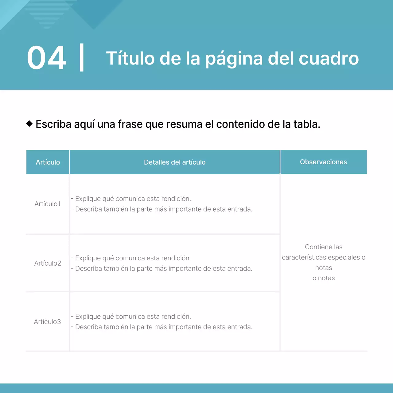 Un plan estratégico corporativo sencillo y de color menta