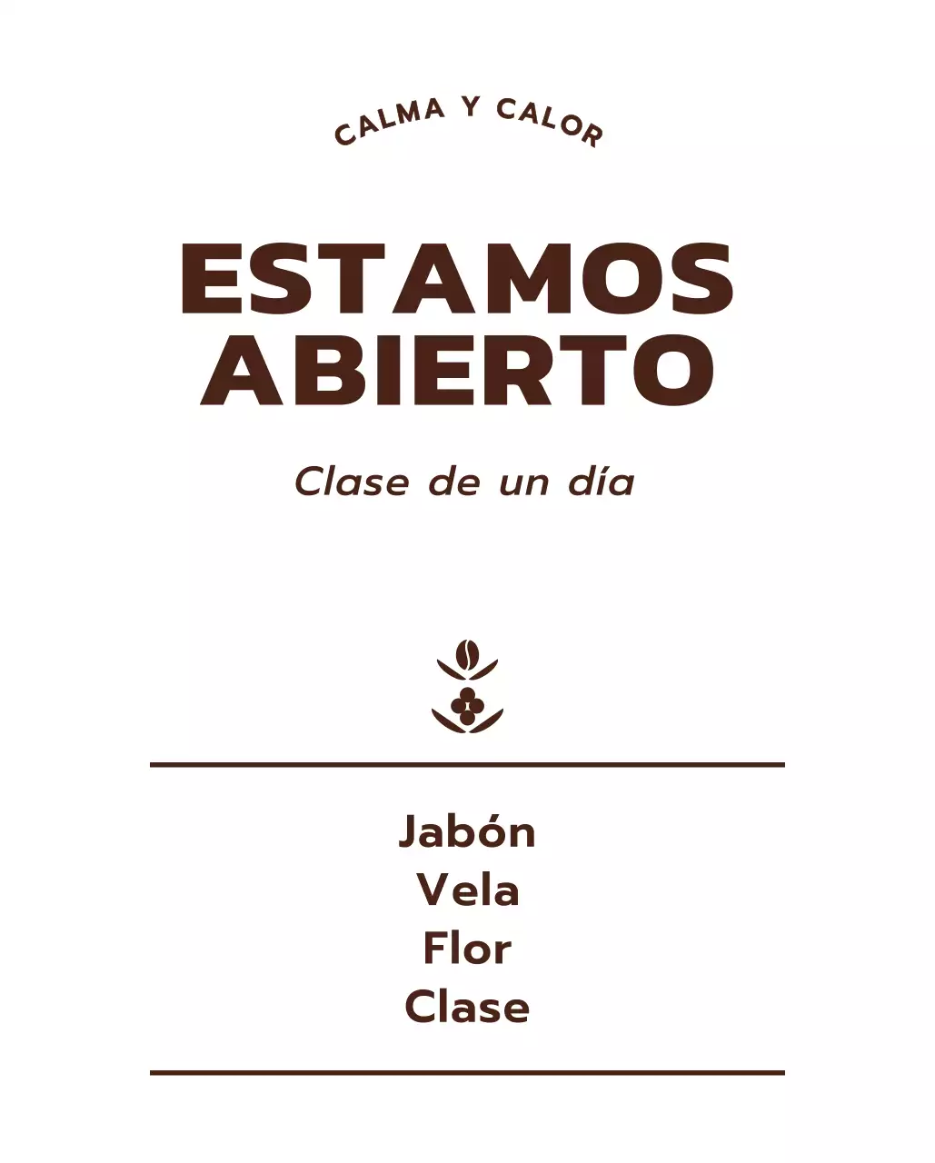 Taller Clase de un día Jabón Vela Clase de flores
