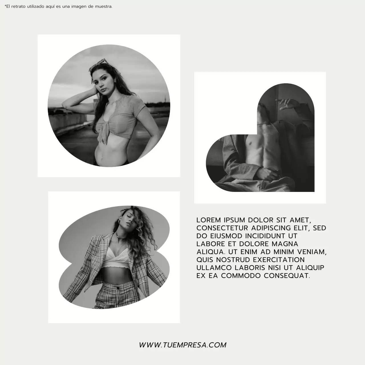 Beige y Negro Tendencia Photo Collage Estética Lifestyle Blog Promoción