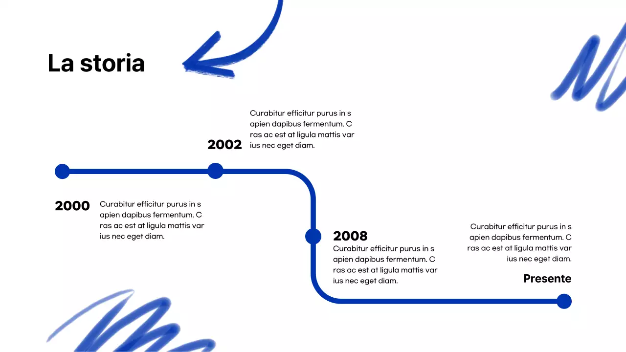 Introduzione dell'azienda Blue Modern Marker