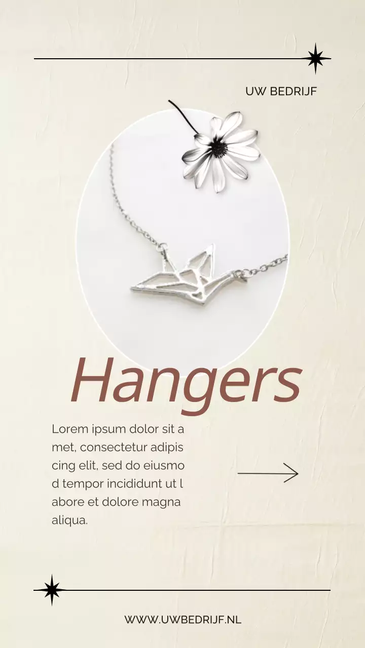 Beige en Bruin elegante Exclusieve Sieraden Cadeaus voor Mama promotie