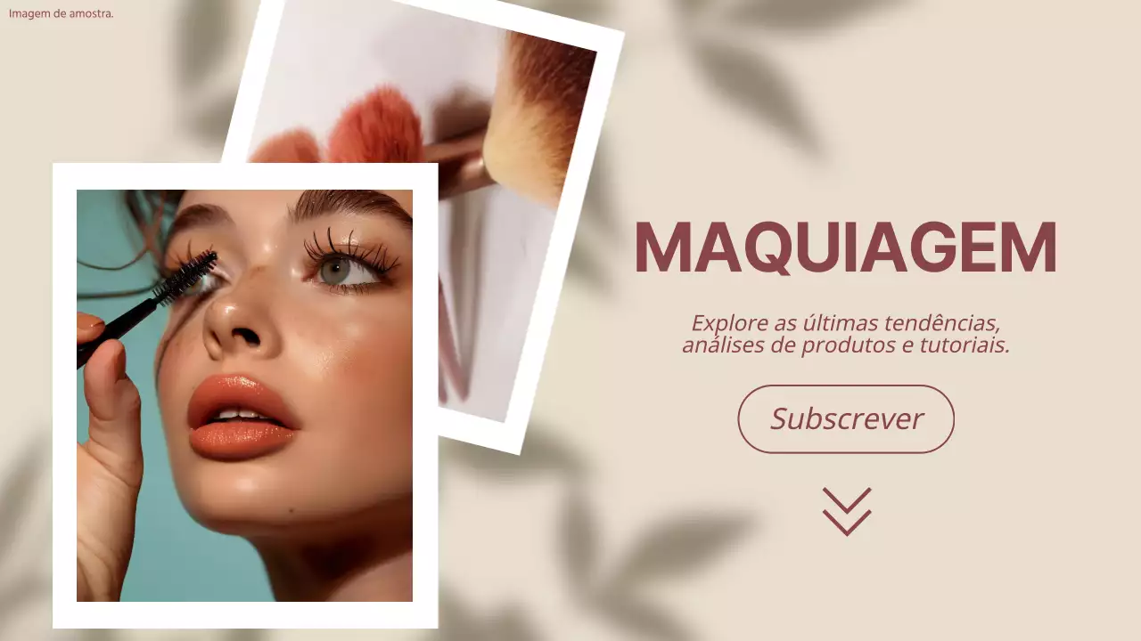 Tendência bege e castanha Promoção do blogue de beleza