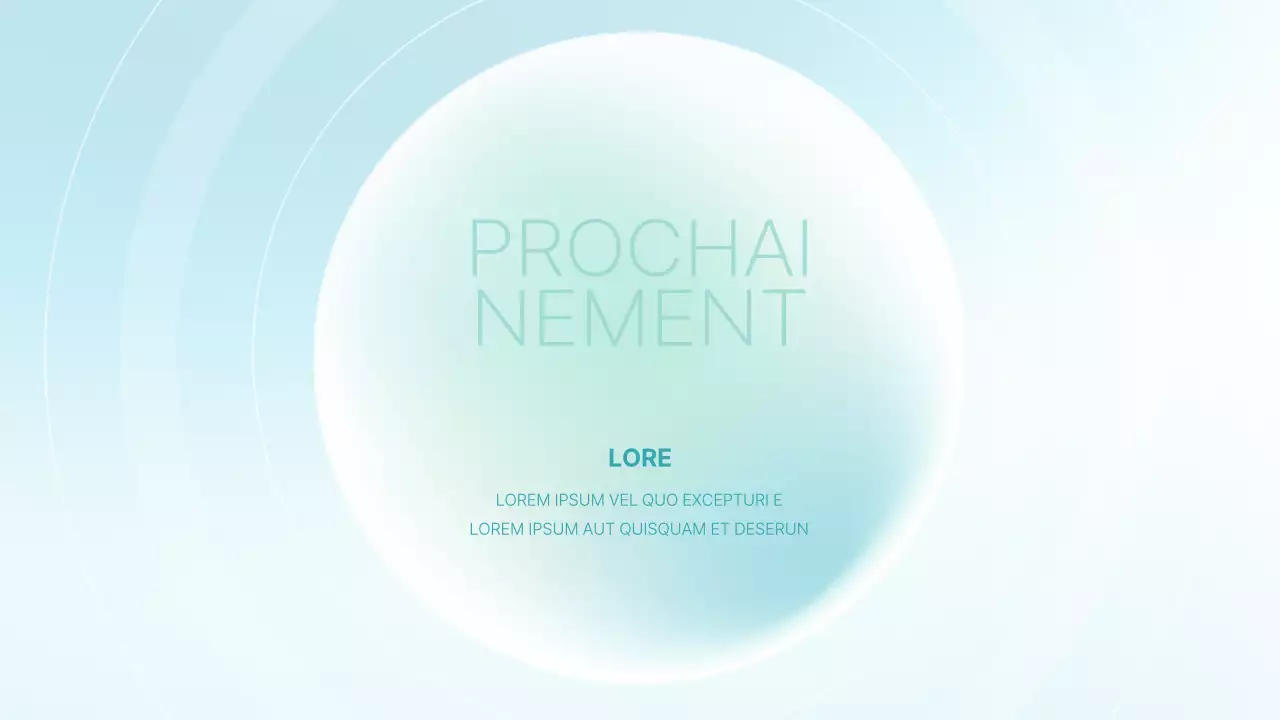 Une présentation luxueuse pour un événement d'entreprise dans les tons menthe et bleu clair