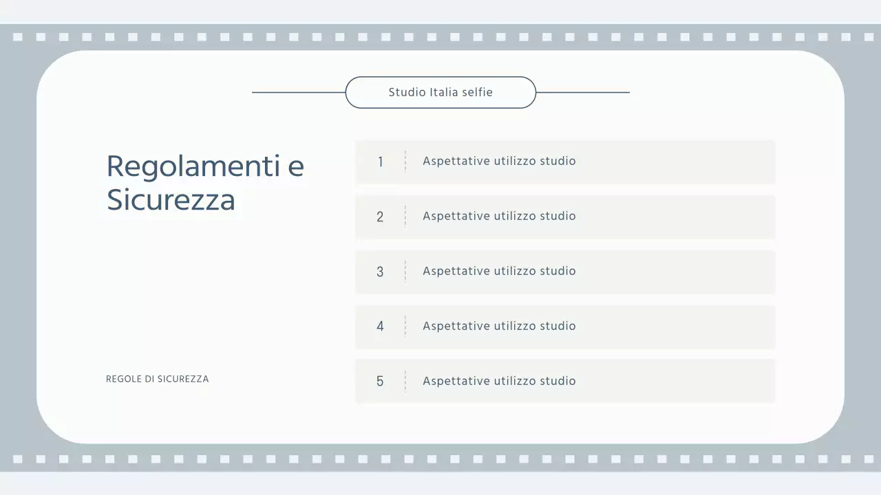 Un semplice studio per selfie in grigio e azzurro