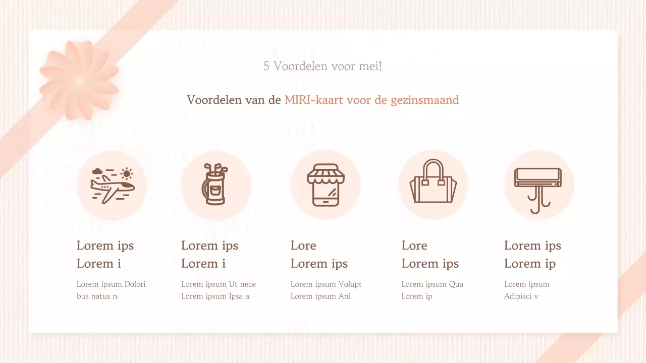Een trendy oranje Maand van de Familiegeschiedenis-display promoten
