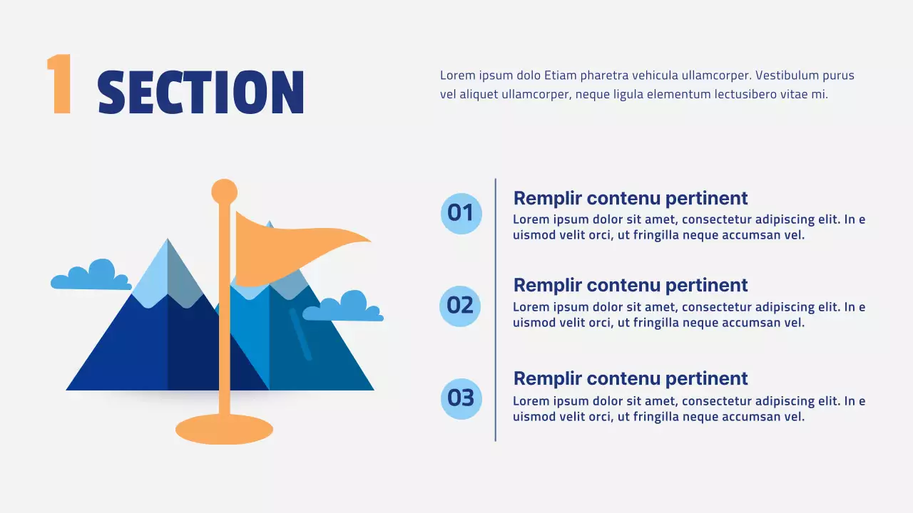 Proposition décontractée simple et audacieuse en bleu et blanc