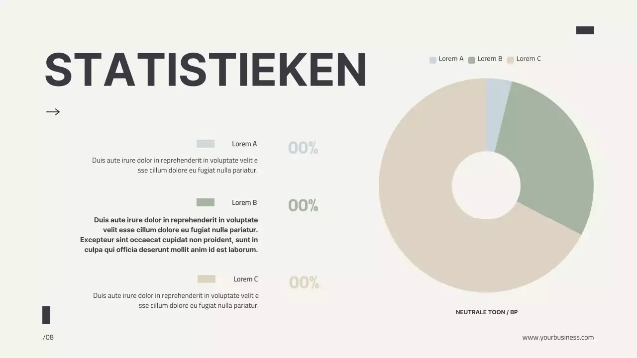 Beige Minimal Modern Profiel Bedrijfs Introductie