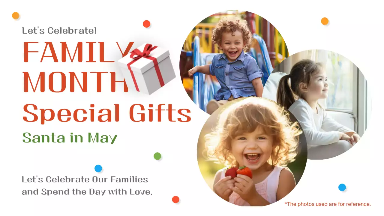 Promote red and white for National Family Month