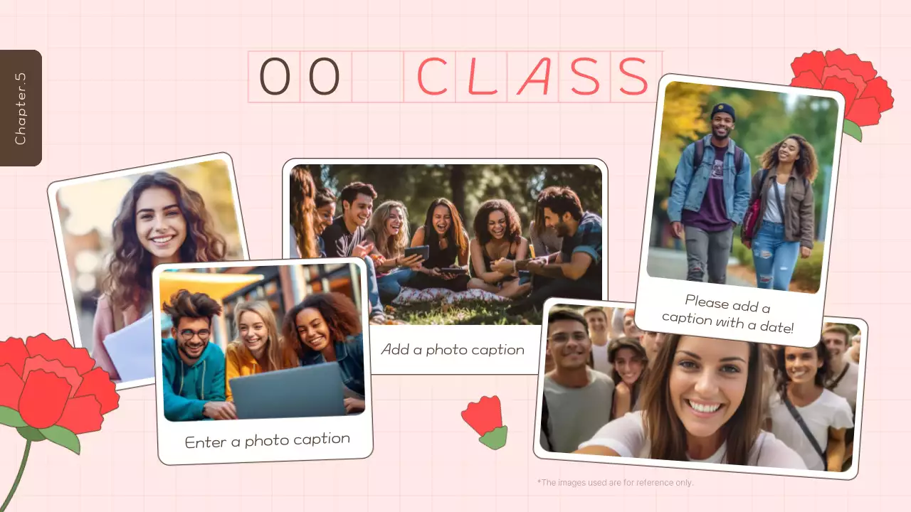 핑크 미니멀 교사 초대 프레젠테이션