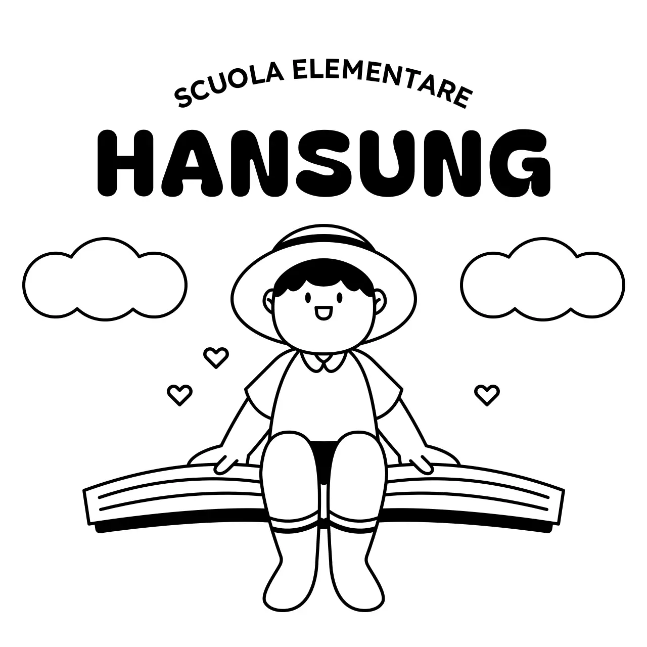 Progettazione didattica con un bambino seduto su un libro