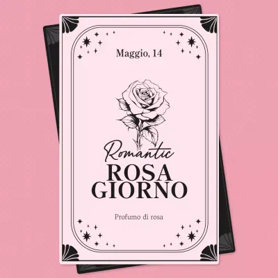 Promuovete il vostro evento Rose Day in rosa e nero