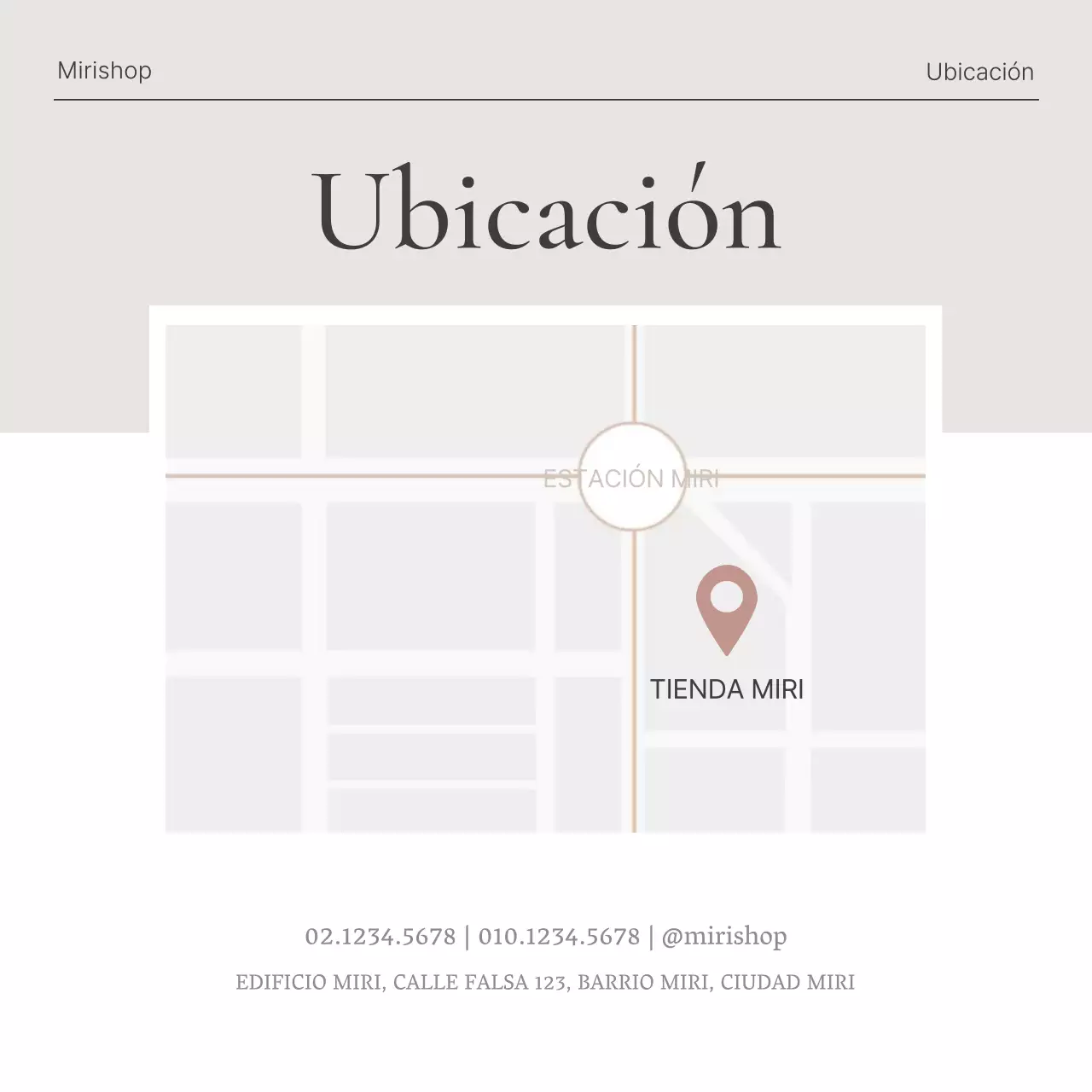 Promueva un canal de marketing en redes sociales a la última en beige y gris