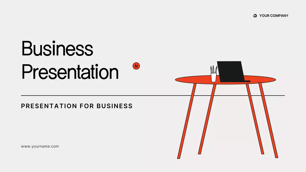 Red Modern Business Presentation