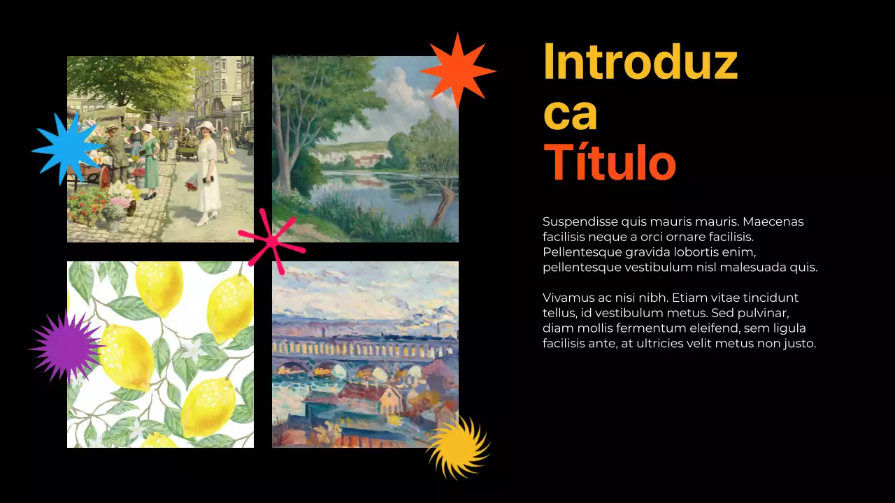 Cartera de formas llamativas modernas de neón