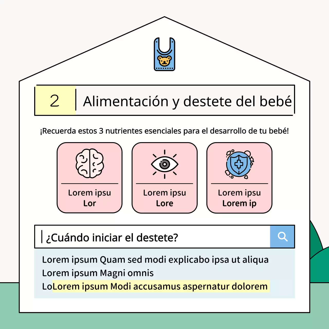 Consejos verdes y rosas para los niños