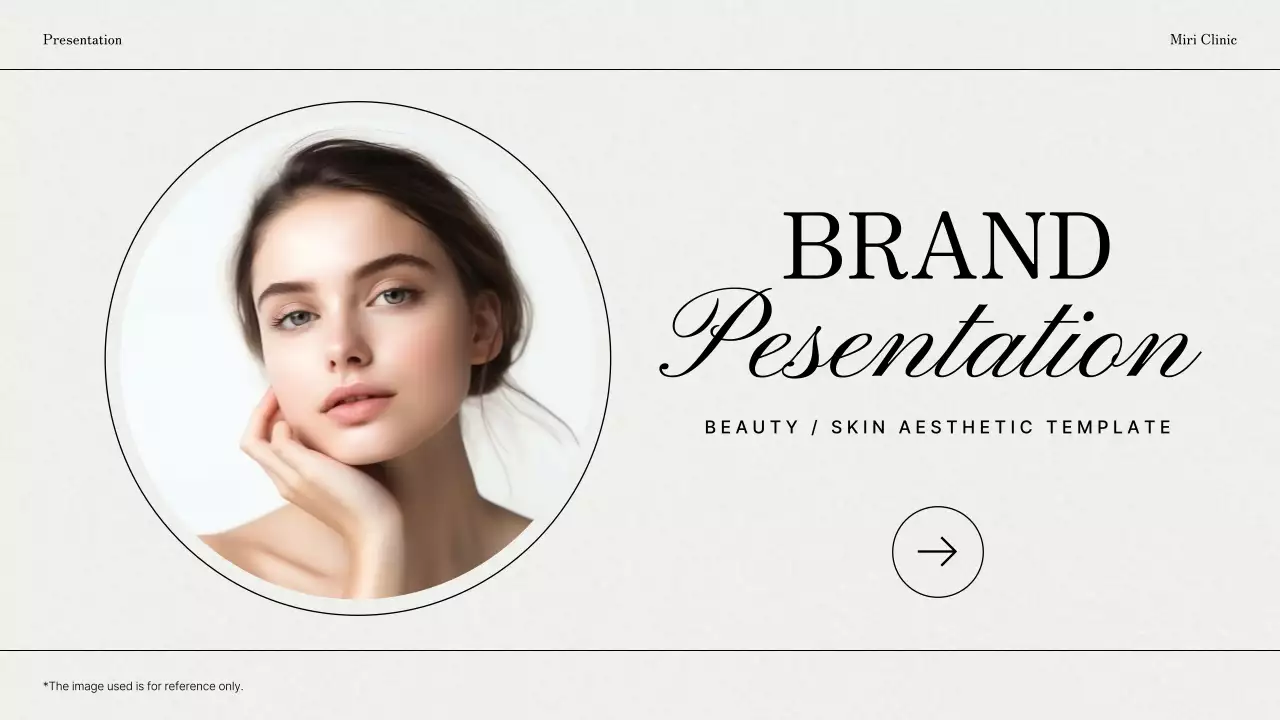 White Elegant Beauty Presentation