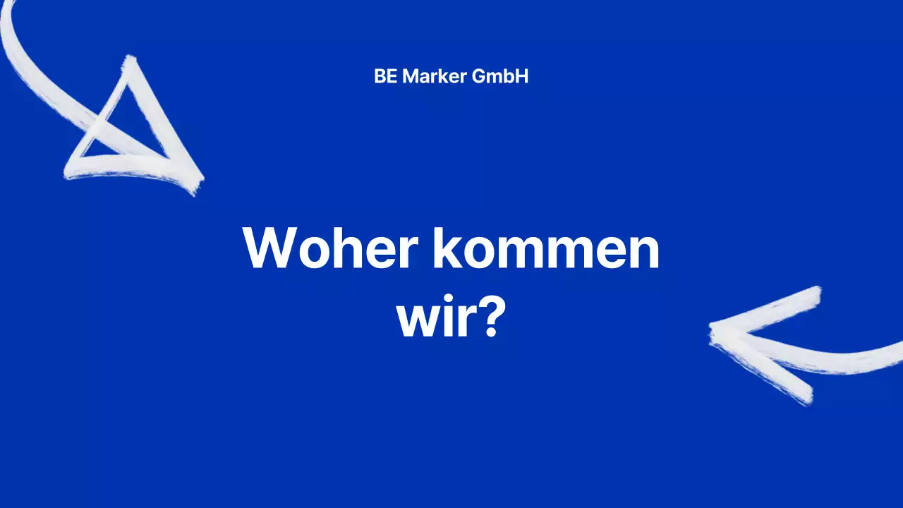 Blue Modern Marker Unternehmen Einführung