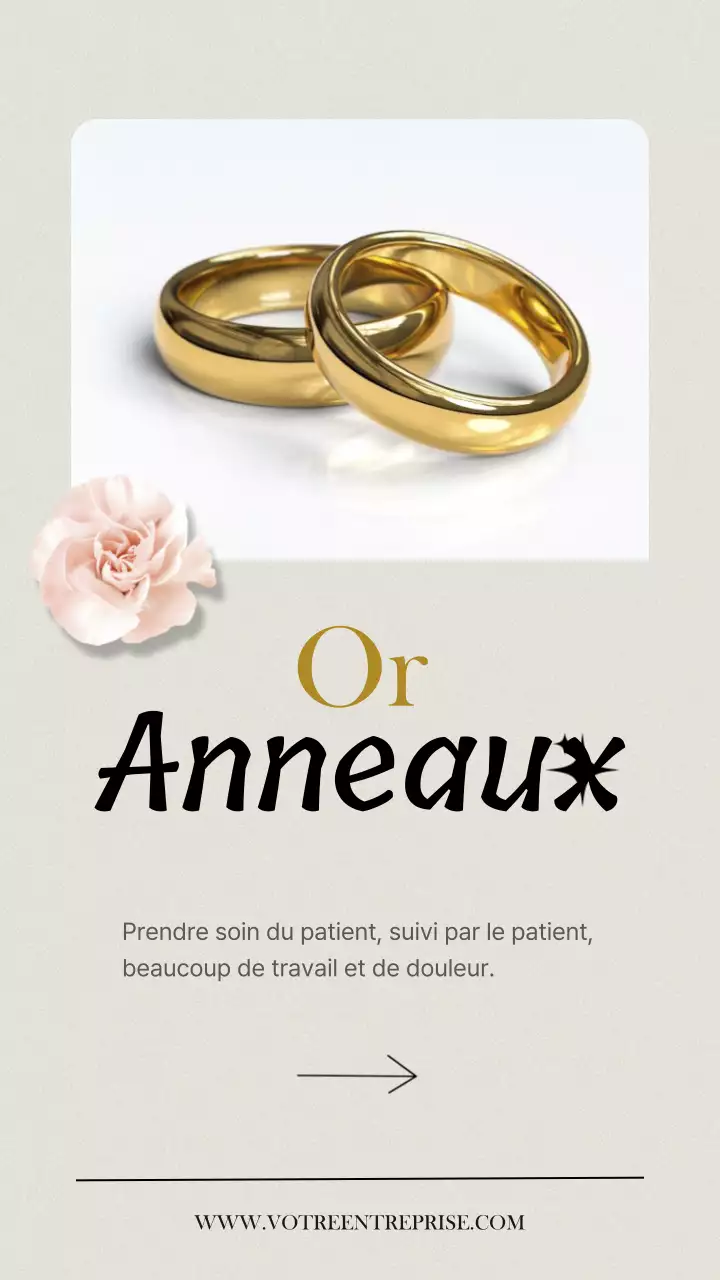 Beige et or élégants bijoux exclusifs Cadeaux pour maman promotion