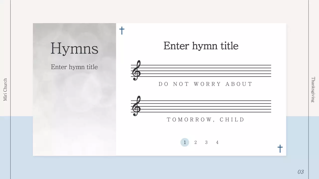 Black Traditional Church Announcement Presentation