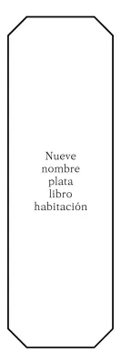Una librería sencilla y emocional con bordes octogonales y fuentes con gracias