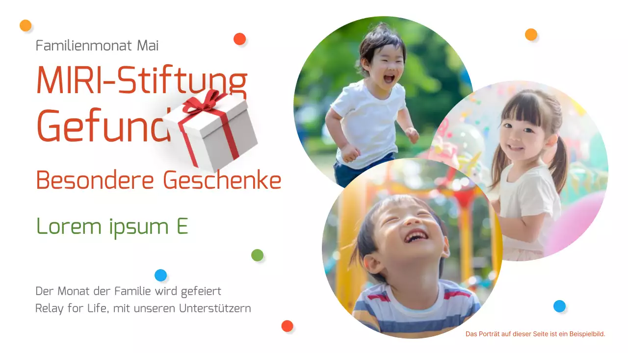 Förderung des rot-weißen Familienmonats