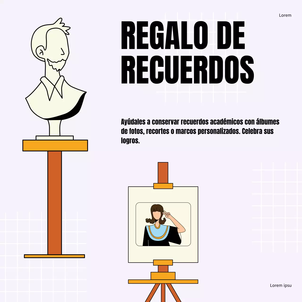 Lila Negro Moderno Encuentra el regalo de graduación perfecto Consejos Promoción