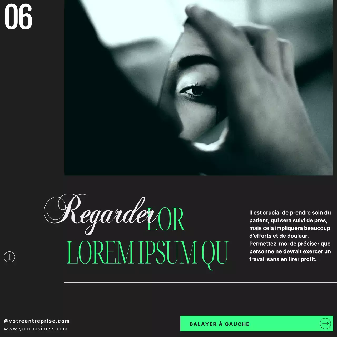 Vert Noir Moderne Conseils d'investissement simples pour les débutants