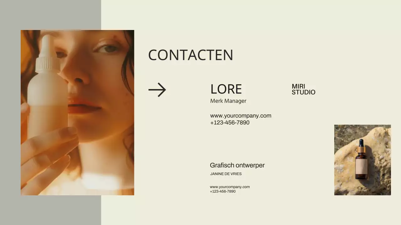 Beige en grijs minimalistisch moderne merkrichtlijnen