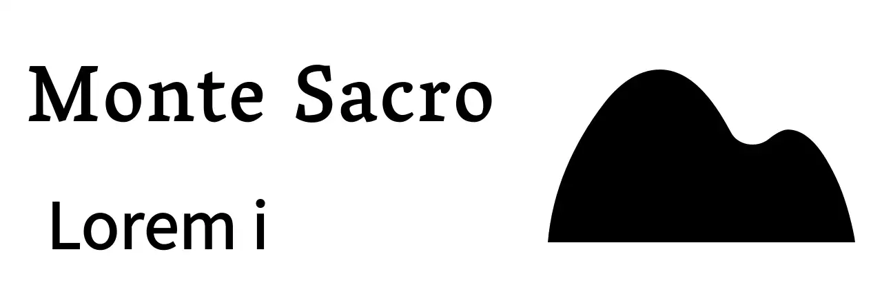 Icona di illustrazione superiore e design a due righe