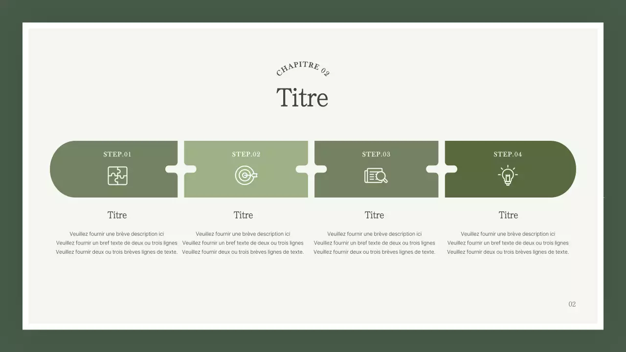 Un briefing marketing simple, vert et avec une marque