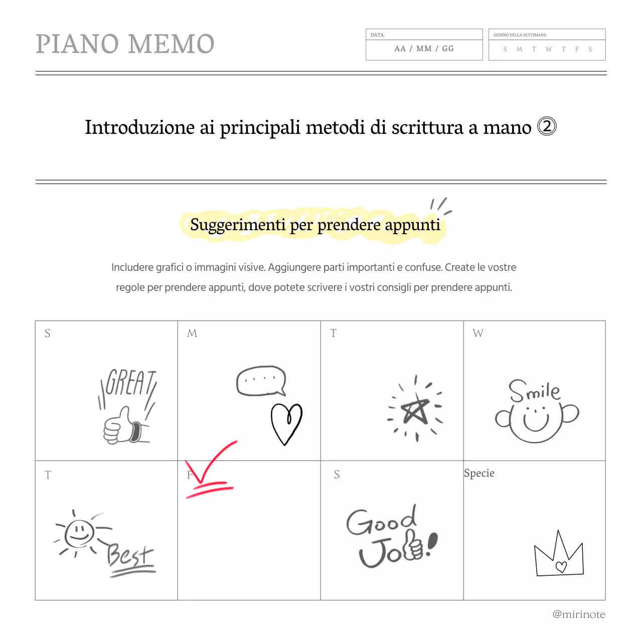 Suggerimenti e trucchi per prendere appunti in stile minimalista grigio e giallo
