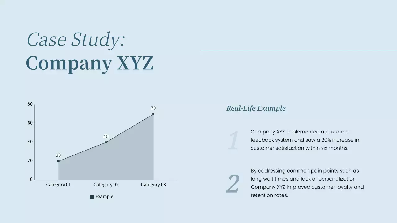 Blue Professional Customer Analysis Presentation