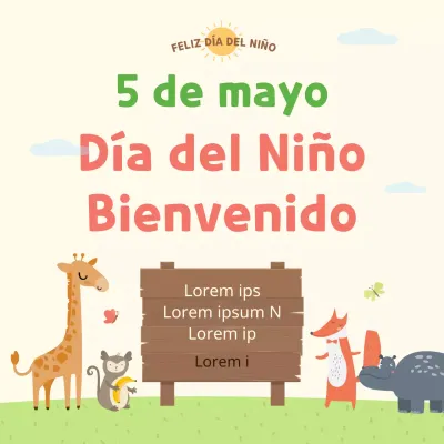 Guía de mayo kitsch en amarillo y marfil