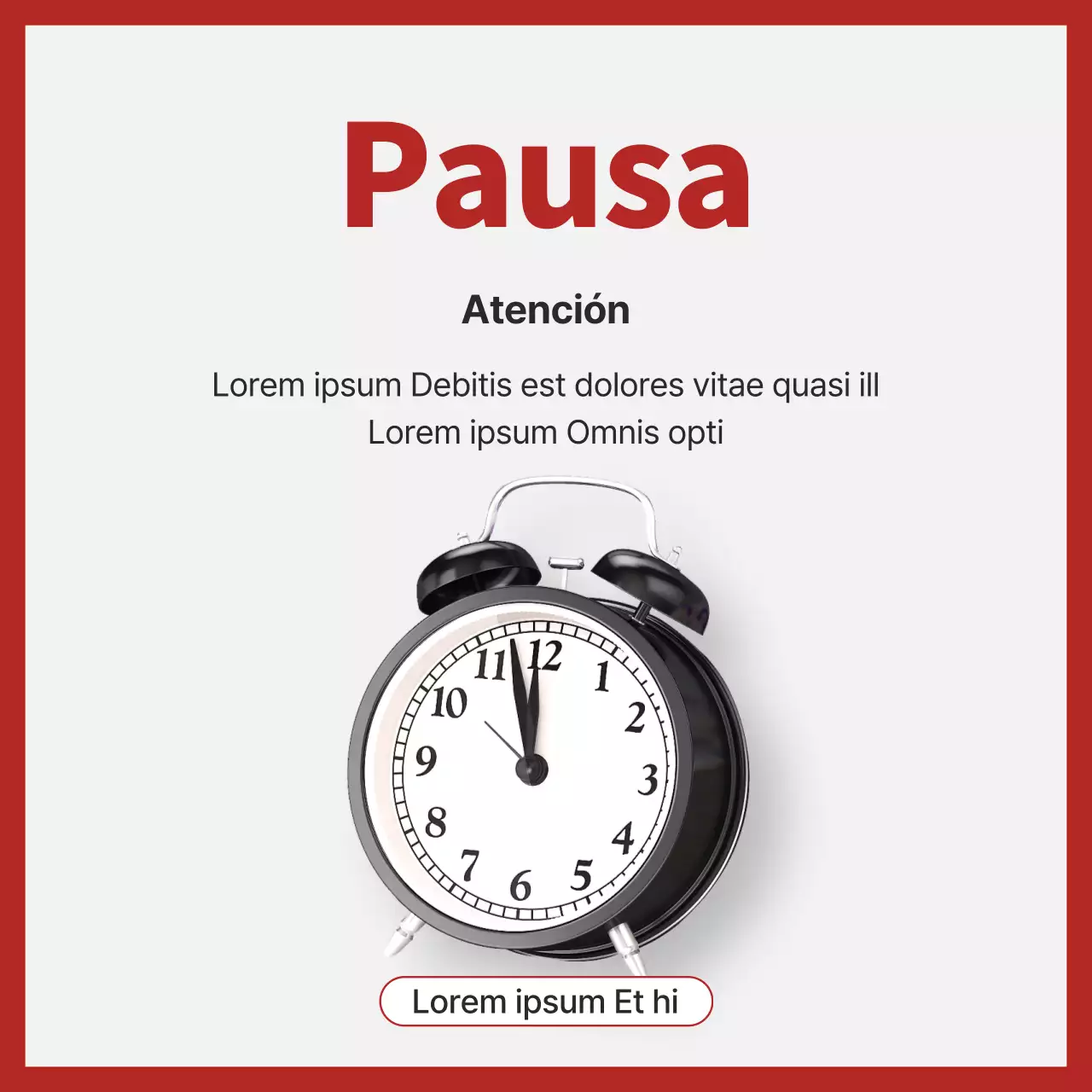 Un moderno anuncio de tienda en rojo y gris