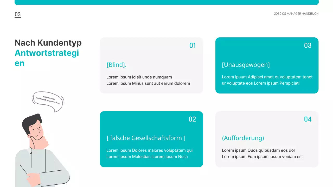 Eine minzige, kuschelige CS-Vertreterschulungshilfe