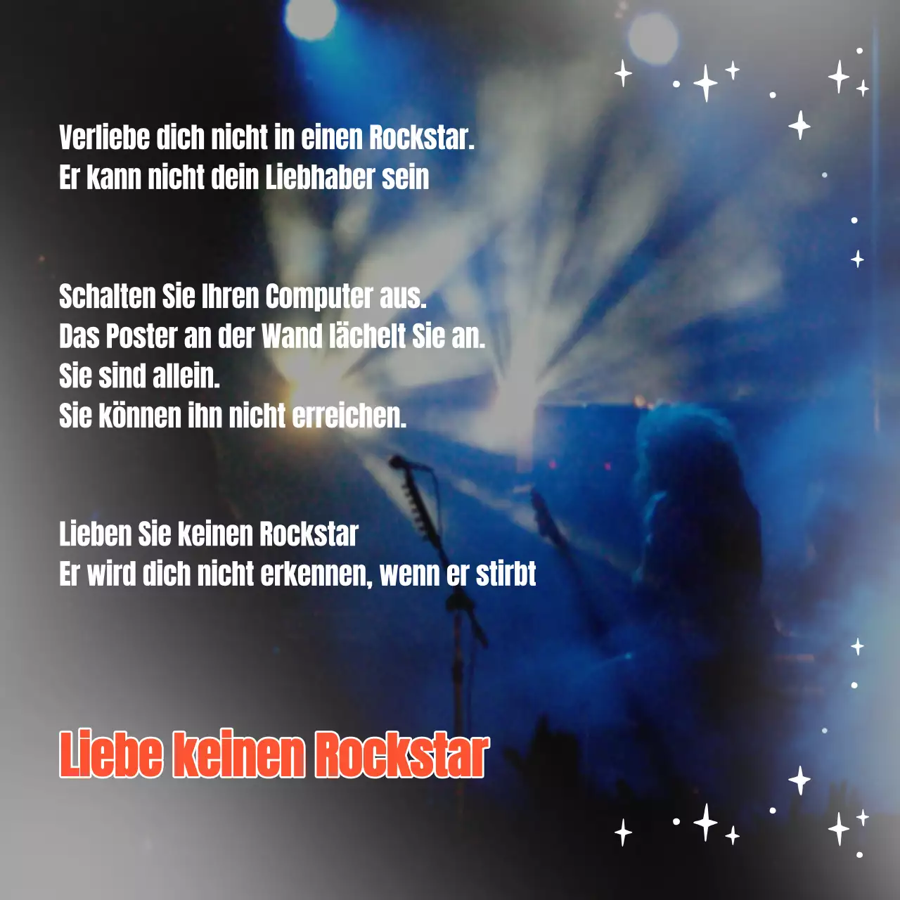 Vintage-Rockstargesang in Rot und Weiß