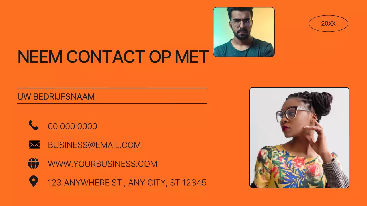 Lime Orange Bold Bedrijfsprofiel Introductie