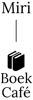 Boekencafé met sentimentele serif boekillustraties