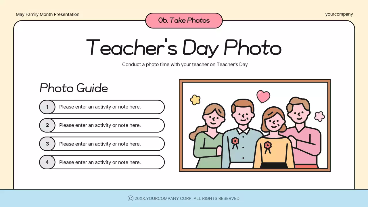 Beige Simple Event Announcement Presentation