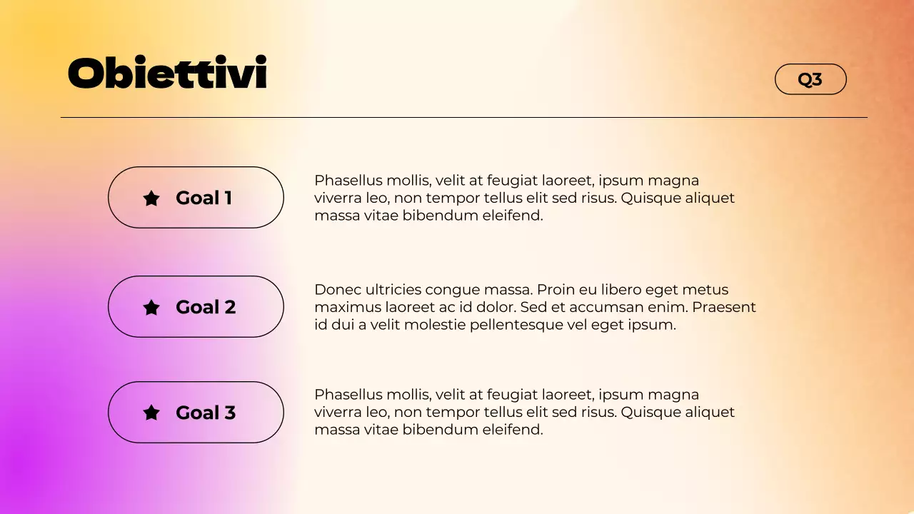 Rapporto viola a gradiente semplice