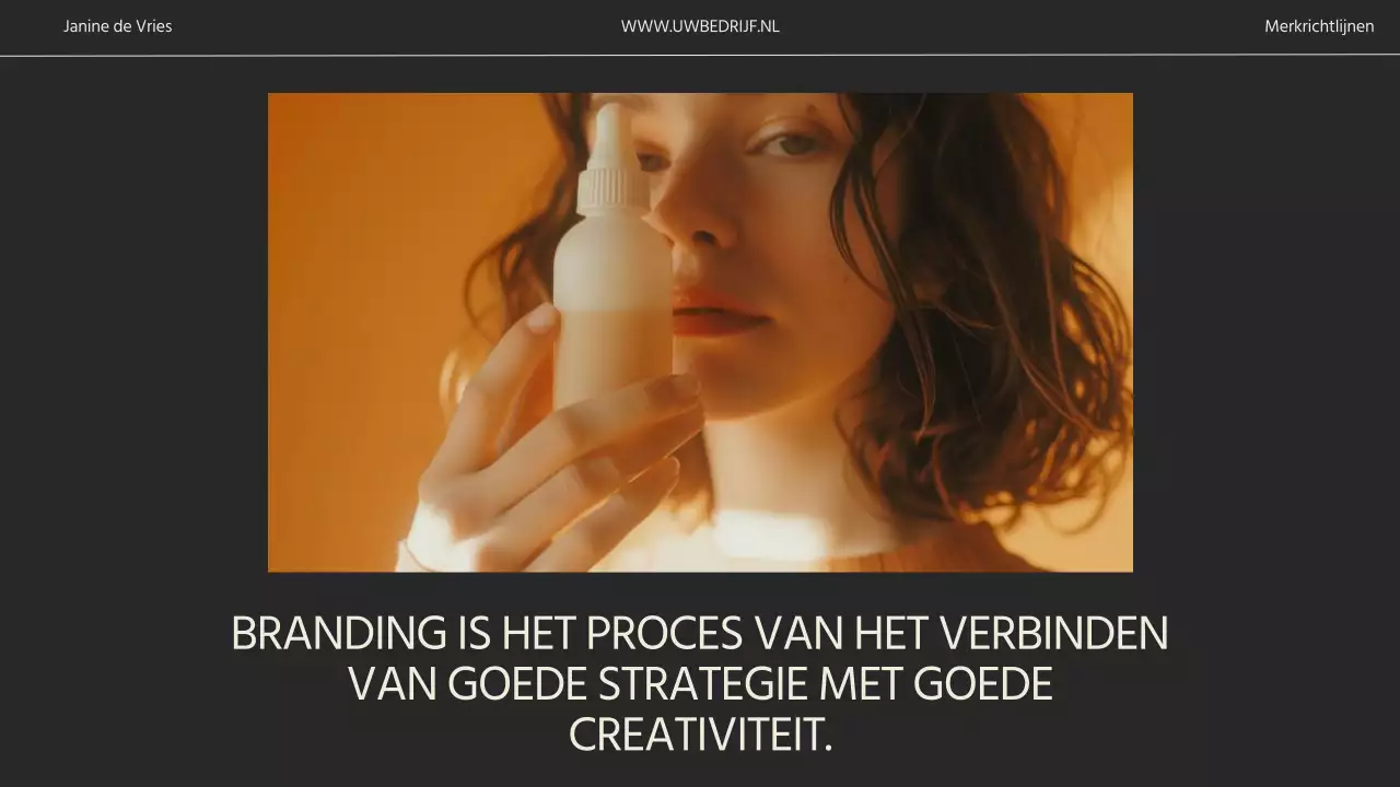 Beige en grijs minimalistisch moderne merkrichtlijnen