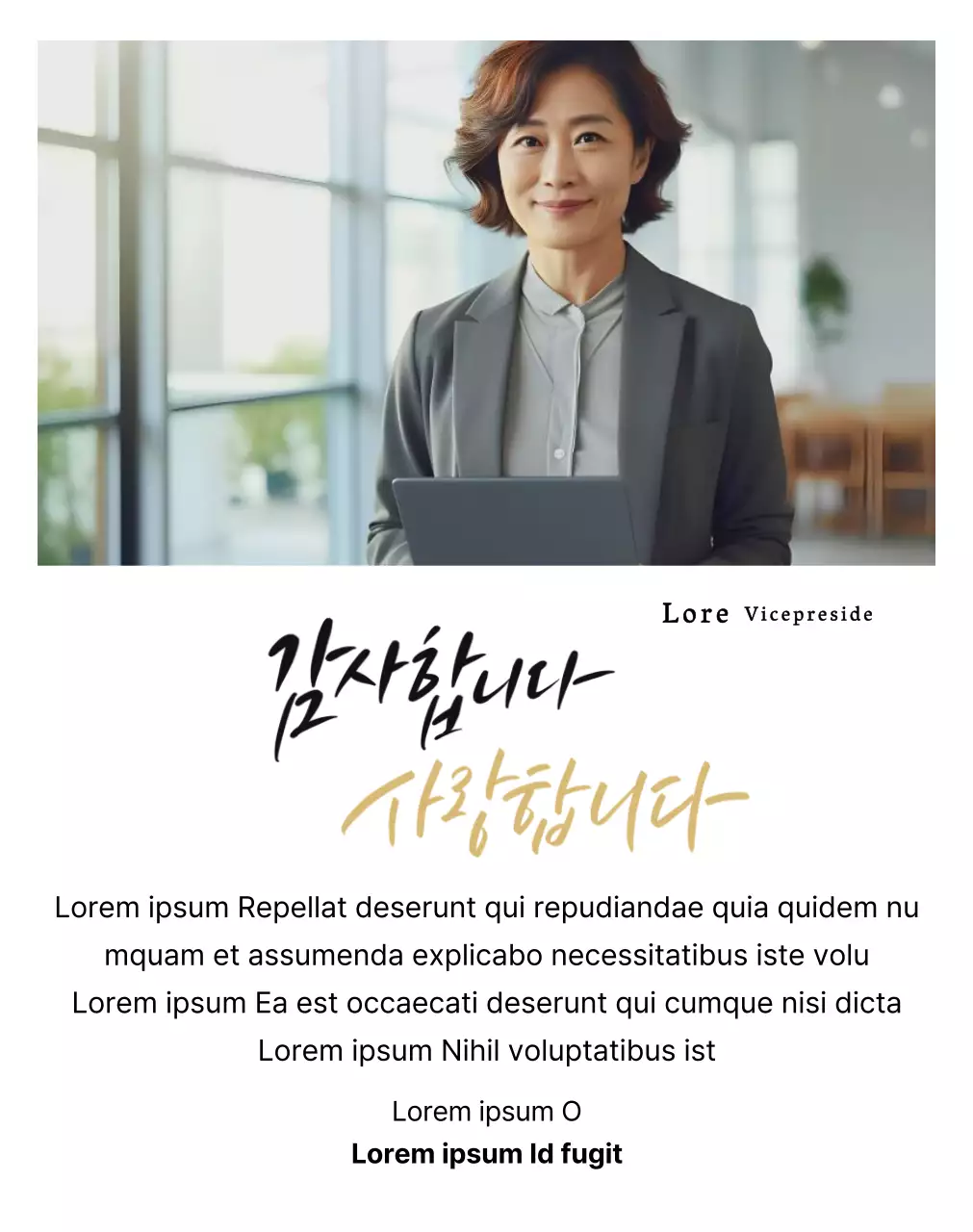 Un biglietto di ringraziamento di classe con foto e calligrafia