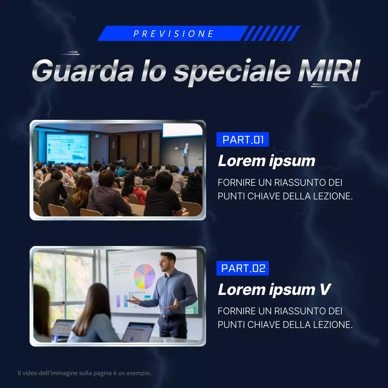 Promozione della scuola di cram blu navy e argento accentuato