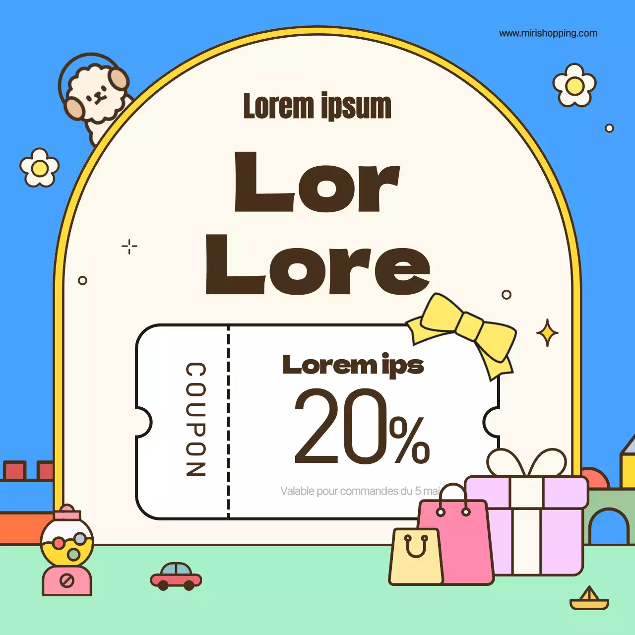 Faire une promotion kitsch en rose pour la Journée de l'enfance