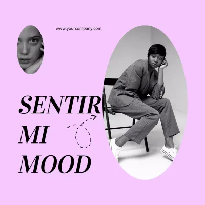 Púrpura mínima presentación del producto