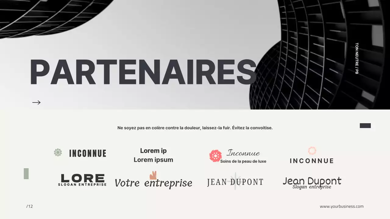 Beige Minimal Modern Profile Business Introduction de l'entreprise