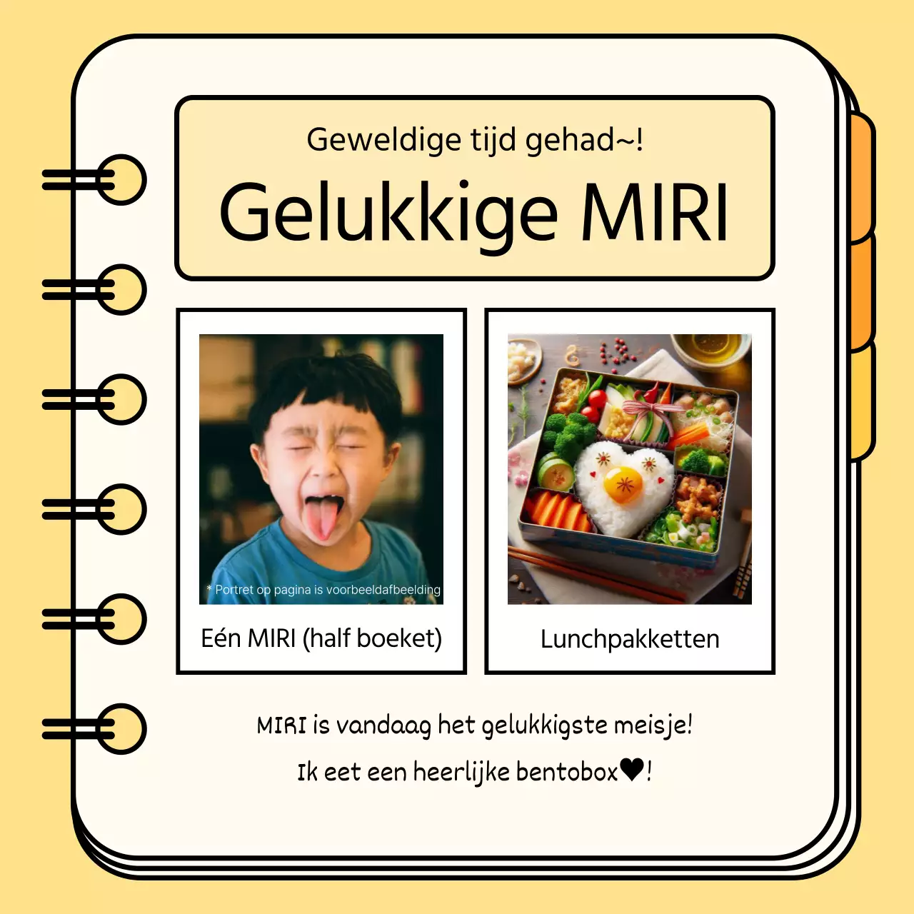 Een schattig lesplan voor een uitstapje met een oranje achtergrond