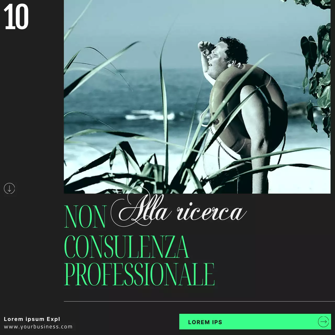 Verde Nero Moderno Semplici consigli per gli investitori principianti